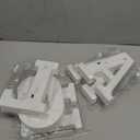 5 Pcs Hawaiian Christmas Luau Party Decorations Mele Kalikimaka Decorations Aloha Light up Sign Aloha LED Marquee Letter for Party Battery Powered Tropical Alphabet Letter LED Lights