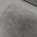 Sport Grey U-Shaped Toilet Rug 20" x 20 Contoured Toilet Mat Absorbent Shaggy Bathroom Rug Floor Mats