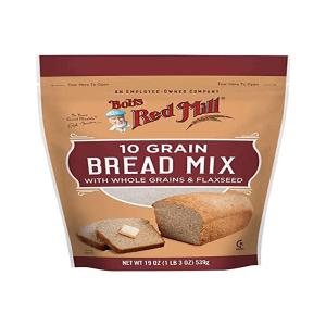 10 Grain Bread Mix with Whole Grains & Flaxseed, 19 oz (539 g), Bob's Red Mill, BBD: 08 May 2026