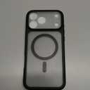 Magnetic for iPhone 17 Pro Max Case [Compatible with MagSafe] [Shockproof] [Heavy Duty Protection] Pocket-Friendly & Tough Non-Slip Protective Phone Cover for iPhone 17 promax 6.9", Black