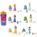 Mattel Disney Princess Small Doll Royal Color Reveal with 6 Surprises Including 1 Character Figure and 4 Accessories (Dolls May Vary)