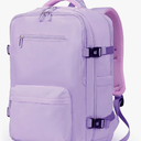 SHRRADOO Travel Laptops Backpack for Women Men, Casual Work Bag 17inch High School College Backpack Airline Approved Backpack for Hiking Business (Light Purple)