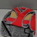 MIGOHI Reflective Waterproof Dog Coat, Medium, Red, Fleece Lined, Stormguard