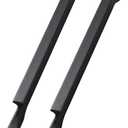 Kitchen Cabinet Pulls– 5 Pack Long Handles for Kitchen Cabinets, Drawers, Dressers, and Furniture – Durable Hardware for Modern Home Upgrades (Black, 13.86 Inches Hole Spacing)