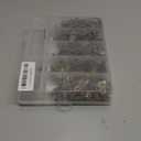 410 PCS Self Drilling Drywall Anchors with Screws Kit - 2 Sizes Sheetrock Anchors & 4 Sizes Zinc Expansion Screws,2025 Upgraded Zinc Plated Steel,No Drill Needed, Holds Up to 66LB on Walls