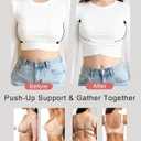 Wireless Bras for Women Full Coverage Supportive Push Up Bra Comfortable Seamless Yoga Friendly Fits 34C-40DD (Medium, Nude)