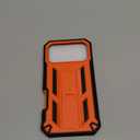 FNTCASE for iPhone 17 Pro-Max Case: Military Grade Drop Proof Protection Mobile Cover with Kickstand | Matte Textured Rugged Shockproof TPU | Protective Sturdy Phone Case - 6.9 inch Orange