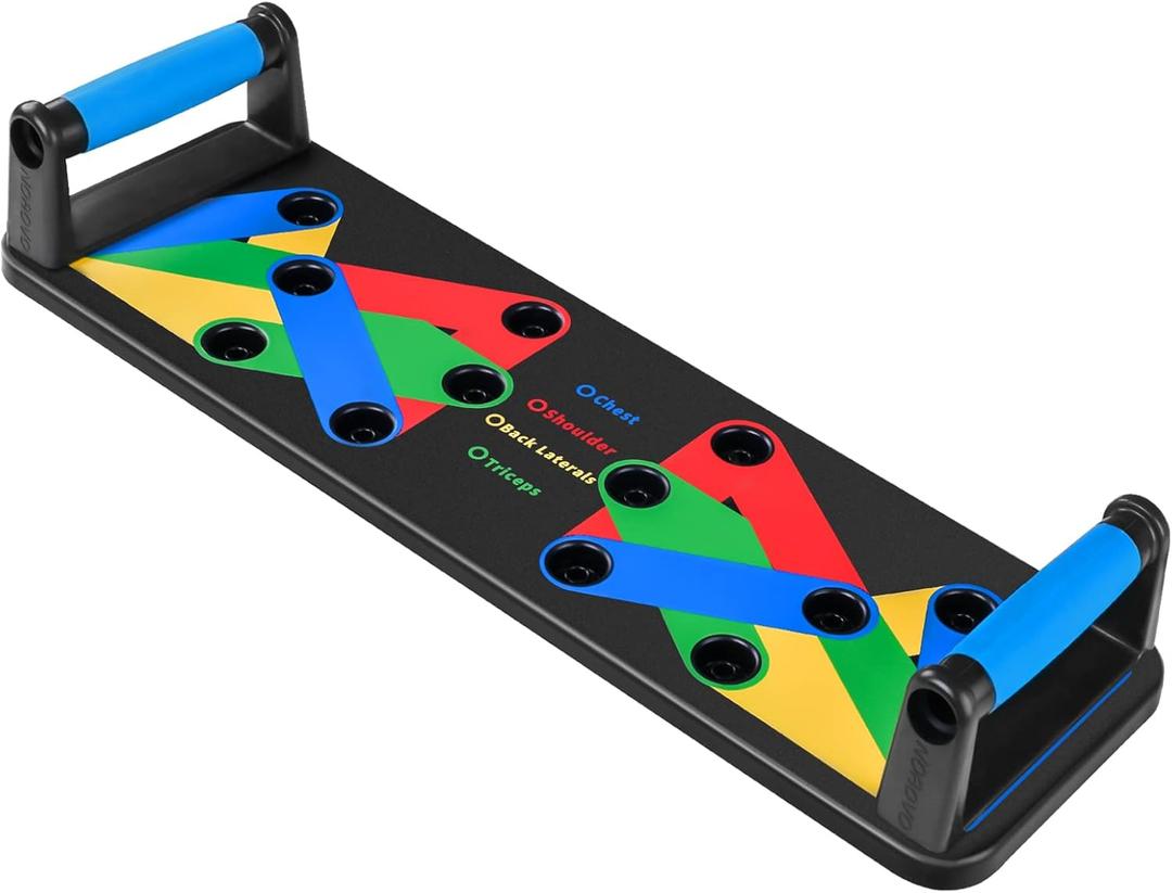 Push Up Board 9 in 1 Home Workout Equipment Multi-Functional Pushup Bar System Fitness Floor Chest Muscle Exercise Professional Equipment Burn Fat Strength Training Arm