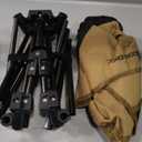 MOON LENCE Portable Camping Chair Backpacking Chair - The 4th Generation Ultralight Folding Chair - Compact, Lightweight Foldable Chairs for Hiking Mountaineering, Beach (Khaki)