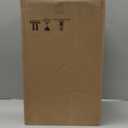 Amazon Basics Smudge Resistant Rectangular Trash Can With Soft-Close Foot Pedal, Brushed Stainless Steel, 50 Liter/13.2 Gallon, Satin Nickel Finish, 16.7"L x 14.7"W x 25.9"H