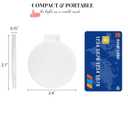 ZOOFOX 50 Pieces Compact Mirror Bulk, Round Makeup Mirror for Purse, Mini Folding Mirror for Women Girls Travel Daily Use