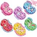 Valentines Day Cards for Kids School-Croc Valentines Cards, Valentines Day Gifts for Kids, 30 PSC Valentine Cards with Shoe Charms for Boys Girls Toddler Classroom Gift Party Favors