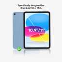 KCT Nano-Texture Glass Screen Protector Compatible with iPad A16 11th Generation (2025)/ iPad 10th Generation (2022), EZ Kit, Touch Like Silk, Matte Tempered Glass, Anti-Glare