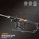 Electric Water - Automatic Water with Drum, Realisty Water Pistol, for 16+ Years Old, Black