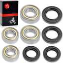 Front Wheel Bearing & Seal For YAMAHA Banshee Warrior 350 1988-2006 Bear Tracker Big Bear Bruin 250 2001-2009 YFZ450 W V R RSE
