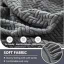 Magic Sofa Cover Soothing Home Sofa Covers Couchs Slipcover Stretch Sectional Couch Covers Sofa Hero Covers for Couch Couch Cover for Dogs Washable (Gray,Back Cover)