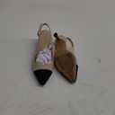 DREAM PAIRS Women's Kitten Heel Slingback Pointed Closed Toe Low Stiletto Heels Dress Bridal Elegant Wedding Pumps Shoes, 6.5