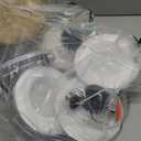 Adetu 6 inch 5CCT Gimbal Led Recessed Lights, 360°+90° Adjustable Directional Recessed Lighting, 2700K/3000K/3500K/4000K/5000K Dimmable Remodel Eyeball Canless Downlight with Jbox, ETL (White,4 Pack)