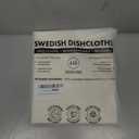 SUPERSCANDI 9 Pack Swedish Dishcloths for Kitchen - 100% Biodegradable & Compostable Reusable Paper Towels Washable, Food-Safe & Without Plastic - Dish Rags Suitable for Any Surface, White