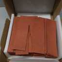 100 Red Faux Brick Wall Tiles, Inorganic Minerals, 3D Thin Brick Veneers for Bedroom, Bathroom, Kitchen, Fireplace and Fence Wall Panels (14.2 sq.ft)