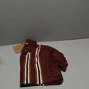 PJ PAUL JONES Mens Polo Shirts Vintage Striped Button Down Knitted Golf Shirts M