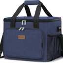 Lifewit Large Lunch Bag Insulated Lunch Box Soft Cooler Cooling Tote for Adult Men Women, Dark Blue 40-Can (24L) (Jumbo)