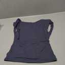 SUUKSESS Women Backless Sexy Going Out Tops Double Lined Open Back Y2k Basic Tee Shirts (Size Medium)