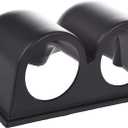 Black 2" 52mm Universal Dual Hole Dash Dashboard Car Gauge Pod Mount Holder ABS