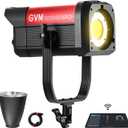 GVM 300W LED Video Light, 221950lux/1m, ARO SD300B Photography Lighting Kit with APP Control, 2700K-6800K Studio Light Continuous Lighting Kit for YouTube,Film,12 Scene Effects