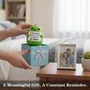 4 x Funny Gifts for Friends,Best Friend Birthday Gifts for Women Friendship,3.2 Resin Positive Dinosaur Figurine Home Decor,Cute Fun Emotional Support Gift Ideas