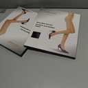 2 x WAKUNA 20D Black Sheer Tights for women-2 Pairs sheertex Pantyhose with Reinforced Toes (Black, M)