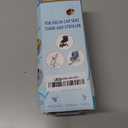 JOOLIO B&S Baby Piddle Pad Car Seat Liner,Potty Training car seat Protector with Waterproof Liner for Child Safety Car Seat Stroller and Dinner Chair,Machine Wash and DryBlack