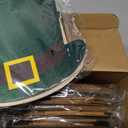 6 Pcs St. Patrick's Day Table Decorations Wooden Flower Pot St. Patrick's Day Table Centerpieces Green Irish Top Hat Flower Arrangement Tabletop Home Birthday Party Decor