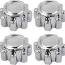 Maxpeedingrods 4pcs Wheel Center Hub Caps 8 Lug for Ford F250 F350 F-350 Super Duty 1999-2005, for Ford Excursion 2000-2005, 8.4 inch Chrome Cap for 16"& 18" Wheel Pickup 2-Door 5.4L