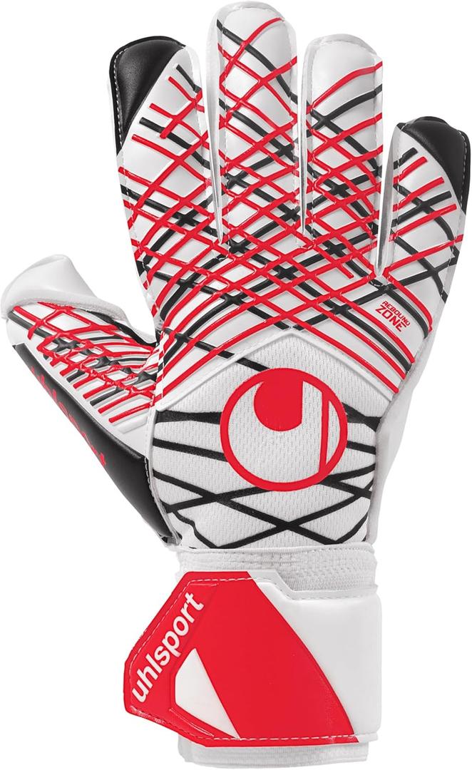 uhlsport | Absolutegrip 2025 | Goalkeeper Gloves | White/Black/Red (11)