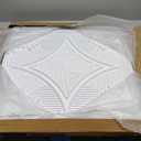 Art3d Drop Ceiling Tiles 24x24 in White (12-Pack, 48 Sq.ft), 3D Wainscoting Panels Glue Up 2x2