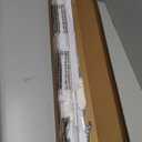 LazBlinds No Drill Vinyl Mini Blinds, 33" W x 36" H, White | S-Shaped Slats Create a Tighter Seal, Ideal for Bedrooms, Kitchens & Bathrooms