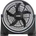 EZ-CHILL 20" High Velocity Floor Fan with 180 Degree Adjustable Tilt, 3 Speed, Ideal for Home, Bedroom, & Office, 01302