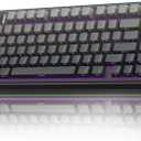 AULA F75 Pro Wireless Mechanical Keyboard,75% Hot Swappable Custom Keyboard with Knob, RGB Backlit, Pre-lubed Reaper Switches, Side Printed PBT Keycaps,2.4GHz/USB-C/BT5.0 Mechanical Gaming Keyboards