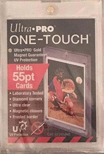 1 (One) 55pt Ultra Pro One-Touch Magnet Card Holder for Thicker Baseball and other Trading Cards 10 Count