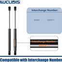 SX093P11 10 Inch 10Lb/44N Gas Strut Shock Spring Lift Support for Truck Pickup Tool Box Toolbox Lid RV Overhead Cabinet Door Toy Cover Boat Storage Replacement Parts, 6649IM, Set of 2 by AUCLIDIS