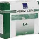 Abena Abri-Form Comfort Plastic-Backed Briefs, Level 4, (Medium To Large Sizes) Large, 36 Count
