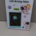 FLUESTON LCD Writing Tablet, Doodle Board Toys Gifts for 3-8 Year Old Girls Boys, 10 Inch Colorful Electronic Board Drawing Pad for Kids, Gifts for Toddler Educational Learning Travel Christmas, Green (11"W x 7.5"H)