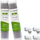 Di Filter Color Changing Mixed Bed Ion Exchange Resin Deionization DI Aquarium Filter Reduce TDS (2 Packs)