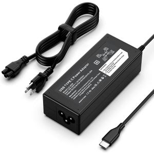 45W USB C Laptop Charger Compatible with HP Chromebook X360 14 14-ca051wm 14-ca091wm 14-ca0061dx 14a-nf0099nr 14a-na0226nr Type C Charger Fast Charging Power Supply Adapter Cord