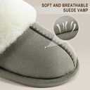 Parlovable Women's Memory Foam House Slippers, Non-Slip Indoor/Outdoor | Cloud-Like Comfort for Hard Floors, Ultra-Soft Faux Fur Machine Washable House Shoes for Winter