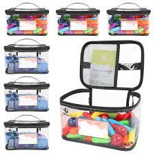 BEBOAN 6 pack Toy Storage Bags Black
