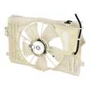 PartsFlow Radiator Cooling Fan Assembly for 2003 2004 Pontiac Vibe for 2003 2004 2005 2006 2007 2008 Toyota Corolla/Matrix 620-546