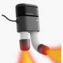 Snowpea Shoe Dryer,Ski Boot Dryer with Fan Heater,11.8in Extendable Hoses,Rapid Drying,3/6/9 Hour Timer, Portable, Compact