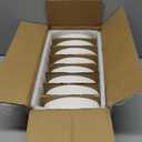 Foraineam Set of 8 Pieces Porcelain Ramekins, 6 Ounce Oval Creme Brulee Ramekin Dishes 6 x 4-1/4 x 1-1/4 Inch Baking Ramekins Set